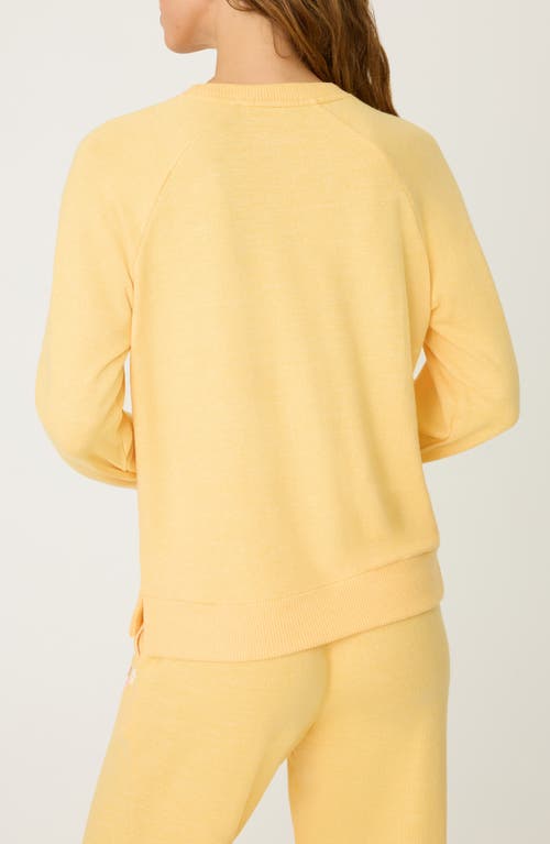 Shop Pj Salvage Sunshine Mind Sweatshirt In Sunlight