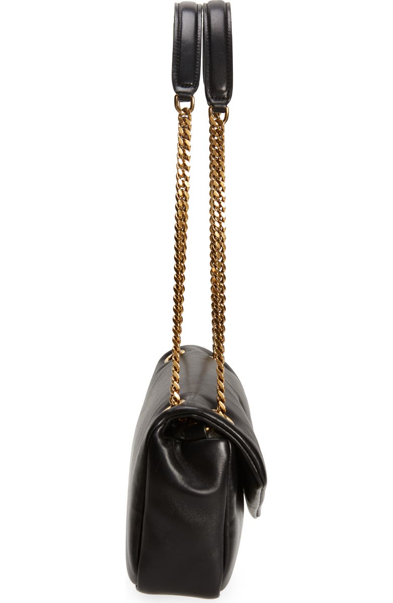 Saint Laurent Calypso Lambskin Leather Shoulder Bag, Alternate, color,