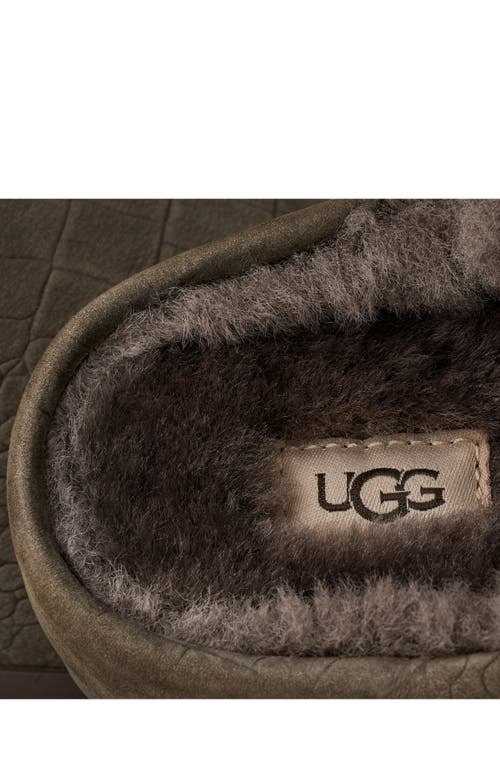 Ugg (r) Elea Croc Embossed Suede Slipper