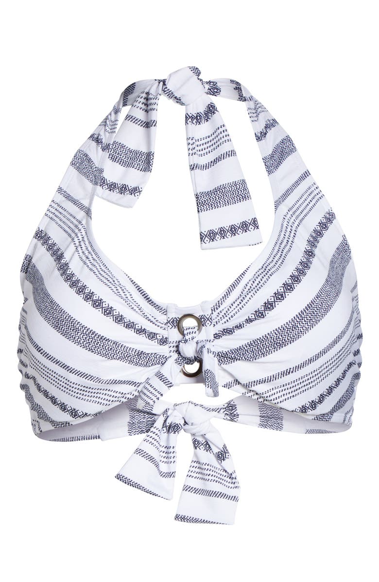 Tommy Bahama Sand Bar Underwire Halter Bikini Top, Alternate, color, 