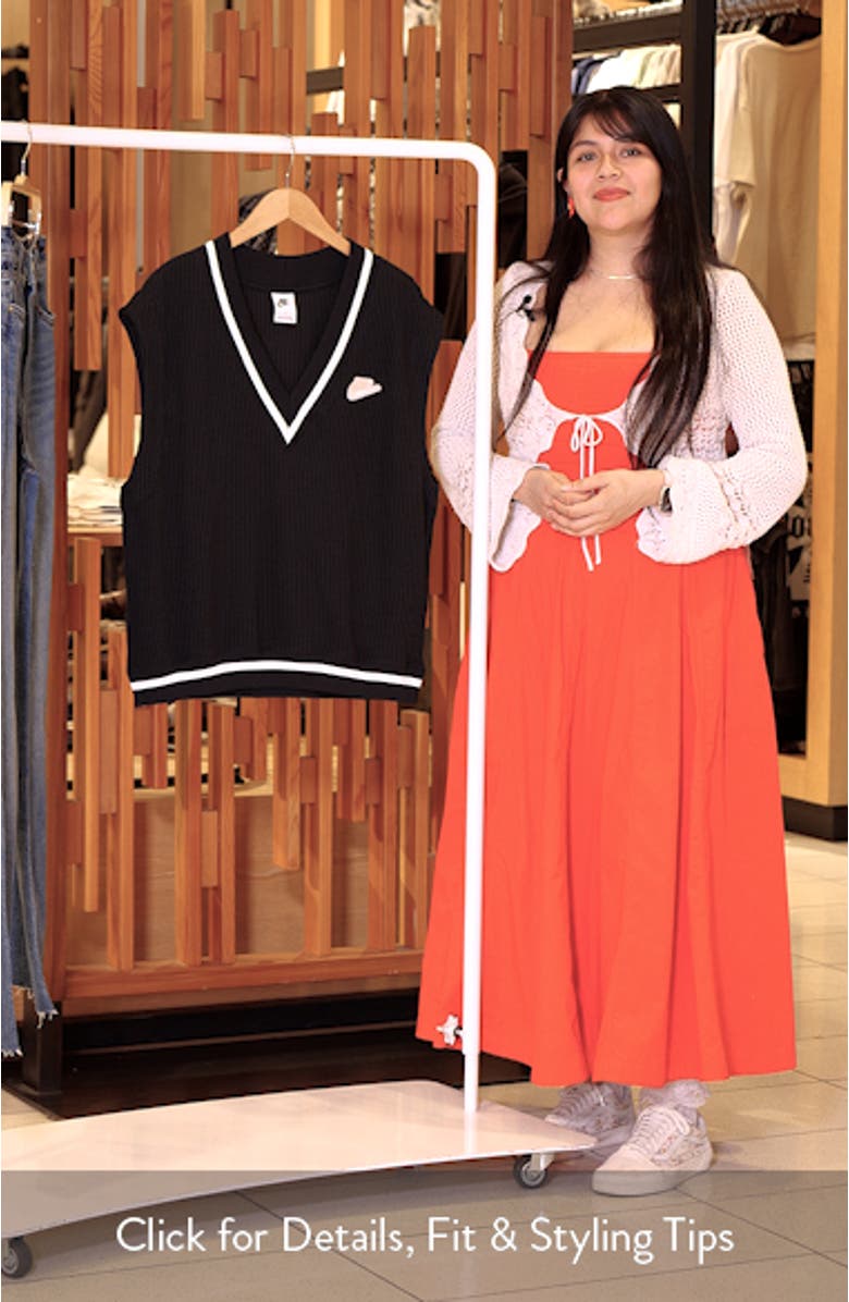 Oversize Waffle Vest, sales video thumbnail