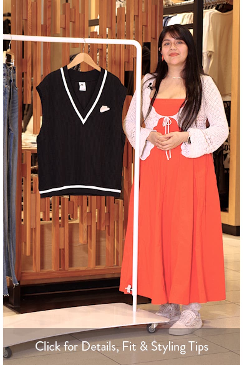 Oversize Waffle Vest video