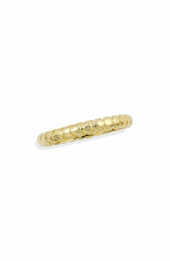 SAVVY CIE JEWELS Rib Open Band Ring