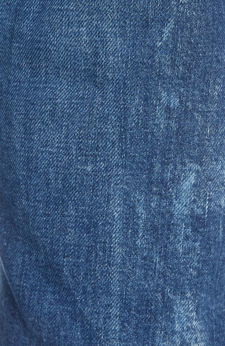 Acne Studios Melk Creased High Waist Slim Crop Jeans, Alternate, color, 