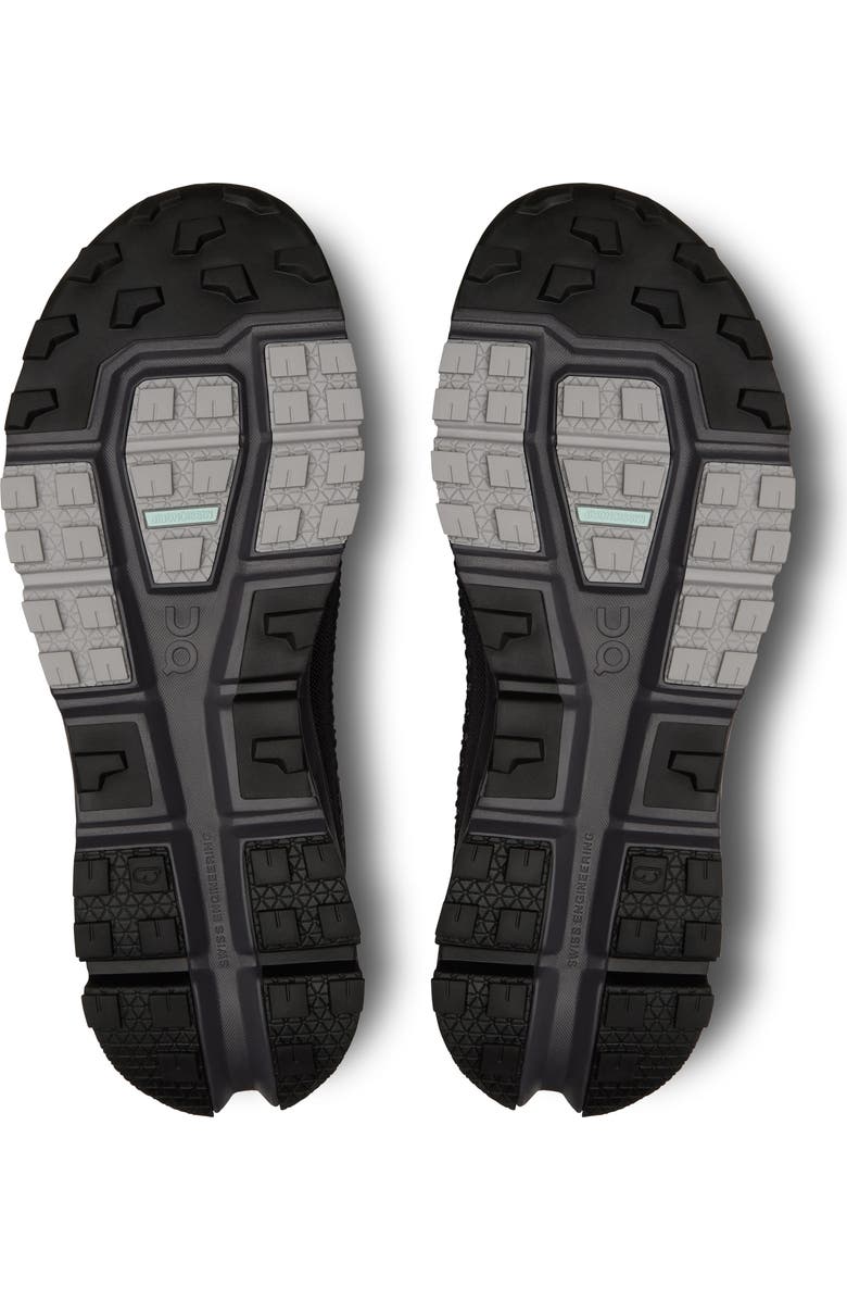 On Cloudaway 2 Water Repellent Trail Running Shoe, Alternate, color, Black/ Eclipse