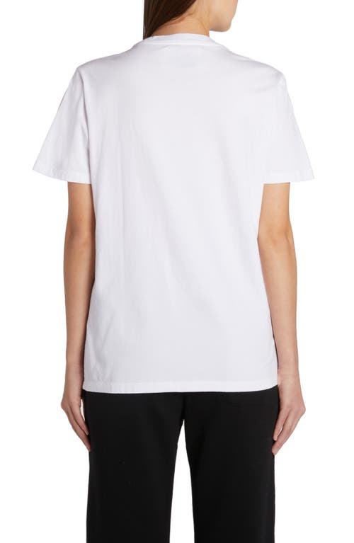 Golden Goose Deluxe Brand Women Regular Cotton T-shirt In Optic White/black