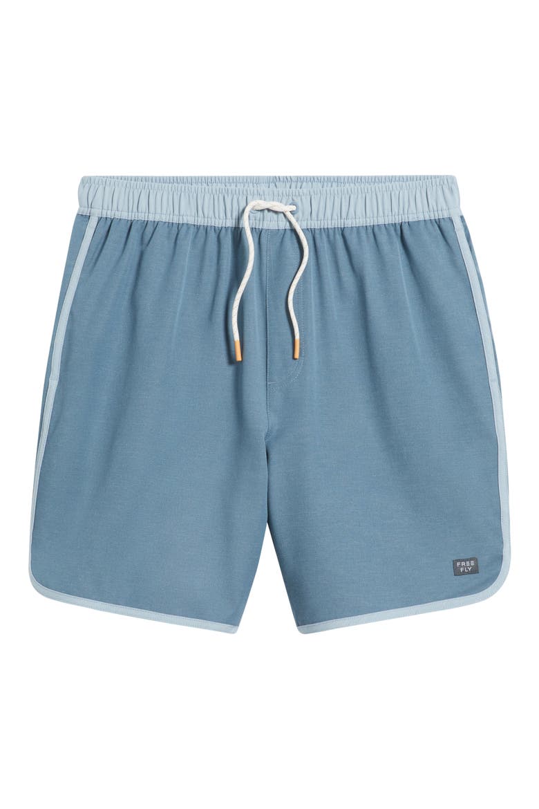 Reverb Water Resistant Hybrid Performance Shorts, Alternate, color, PACIFIC BLUE
