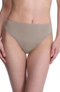 Natori Bliss Bare Cotton High Cut Brief