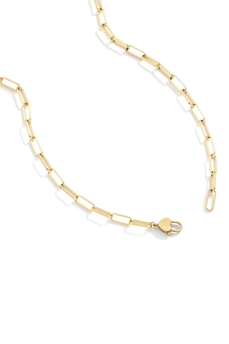 Heart Padlock Necklace, Alternate, color, 18k Gold Plated