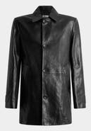 Bally Car Coat in Leather