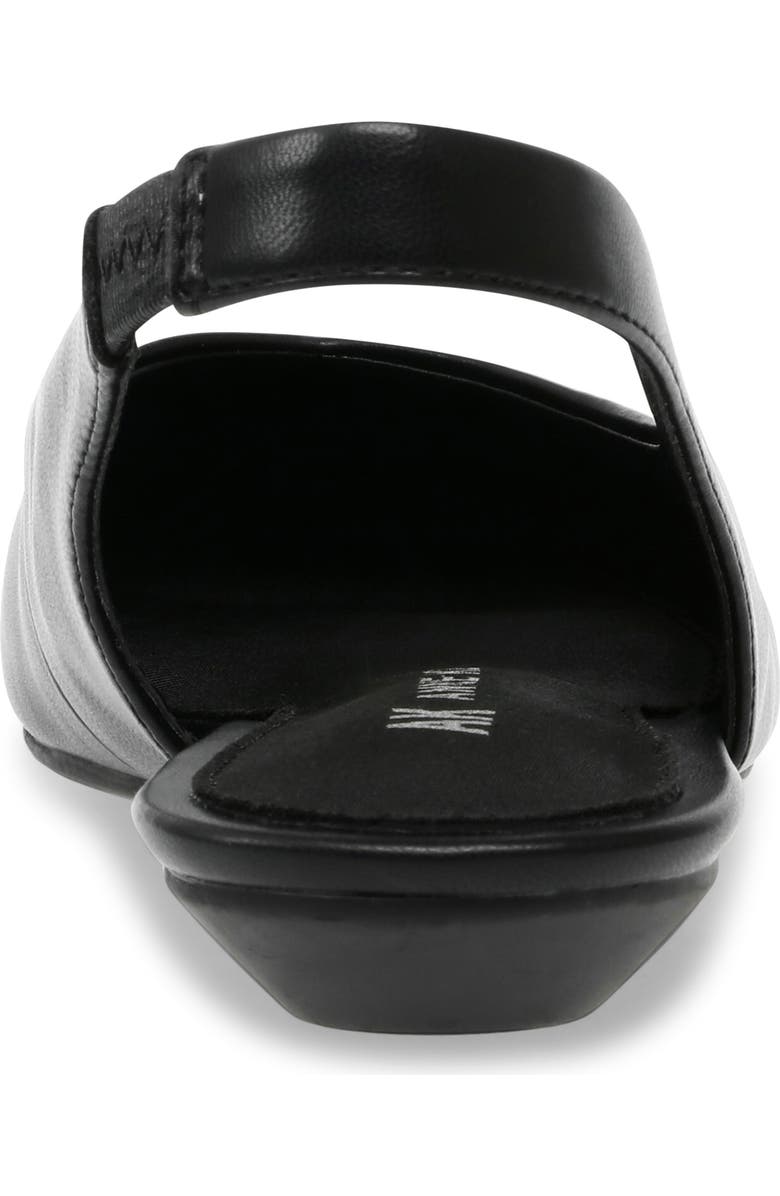 Anne Klein Oliff Slingback Flat, Alternate, color, Black