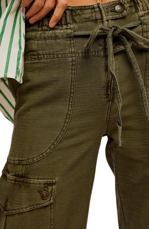 Free People Park Ave Cotton Cargo Pants In Adventurer