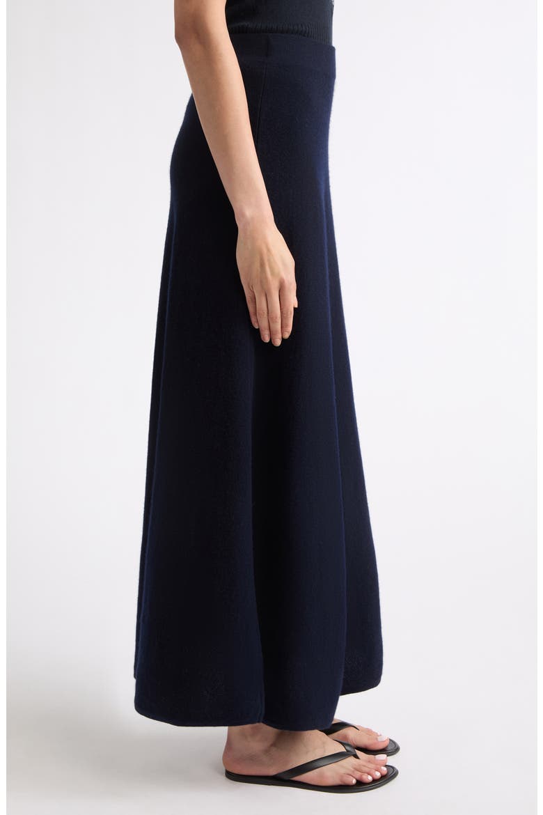 Torie Cashmere Sweater Skirt, Alternate, color, NAVY