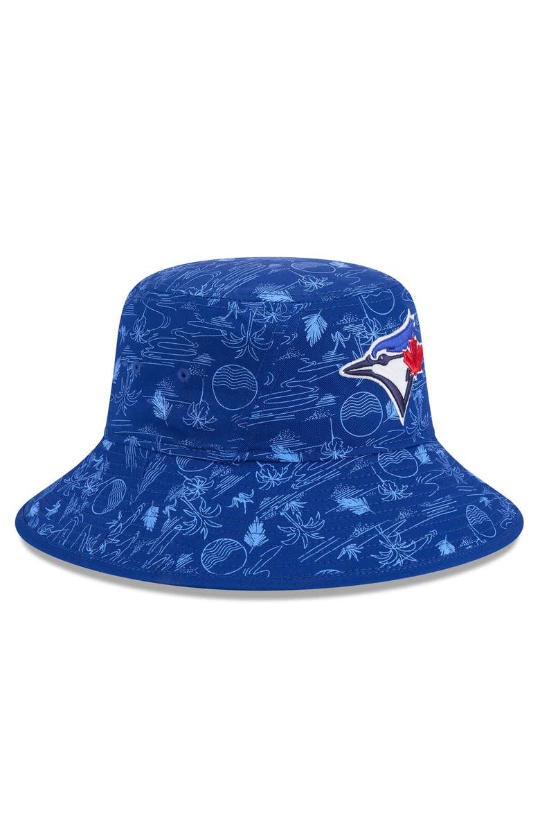 New Era Youth New Era  Royal Toronto Blue Jays 2025 Spring Training All Over Print Bucket Hat, Alternate, color, 