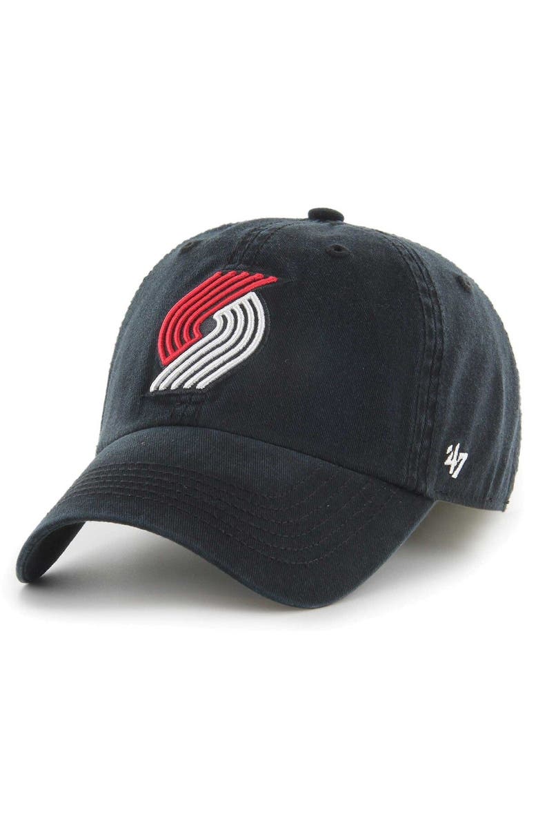 '47 Men's '47 Black Portland Trail Blazers  Classic Franchise Fitted Hat, Main, color, Black