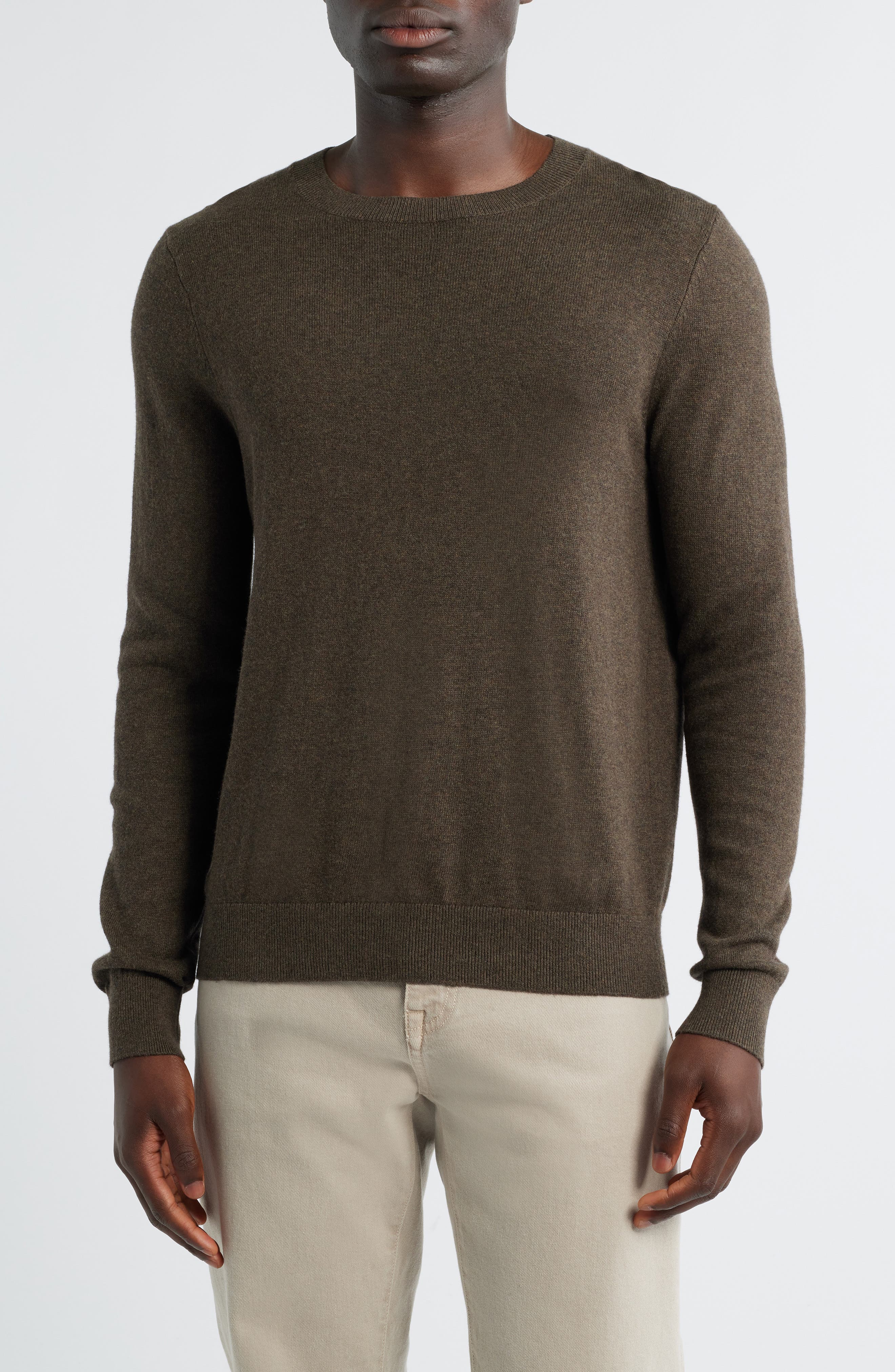 Crewneck Cotton & Cashmere Sweater - image 5