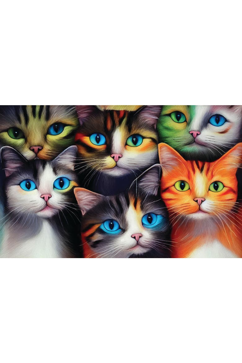 Six Cats the Cat Lady Fantasy 550 piece Jigsaw Puzzle for Adults, Alternate, color, Multicolor