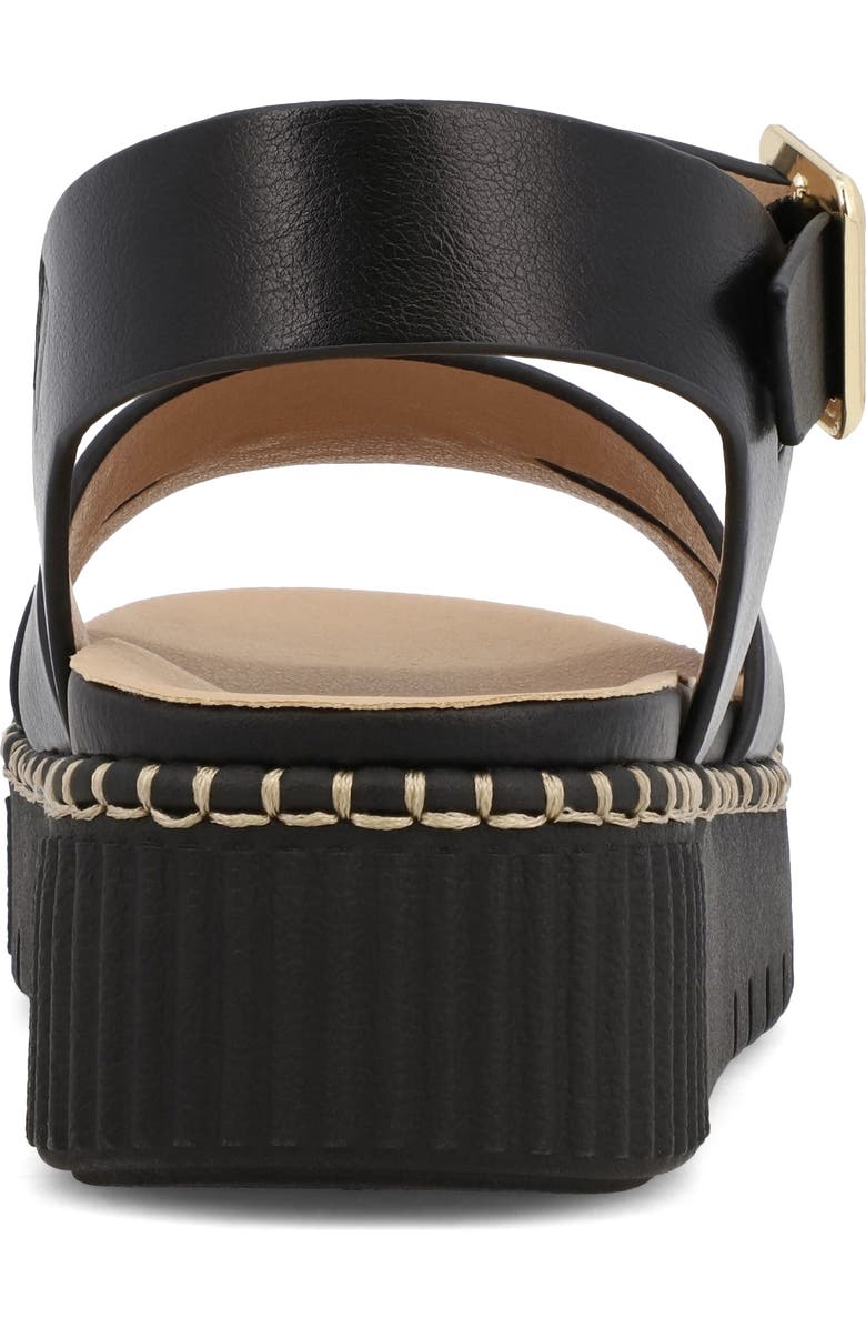 MIA Jacklyn Ankle Strap Platform Sandal, Alternate, color, Black