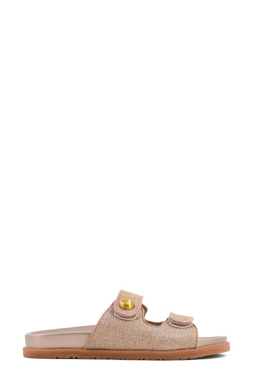 Shushop Blair Slide Sandal In Gold