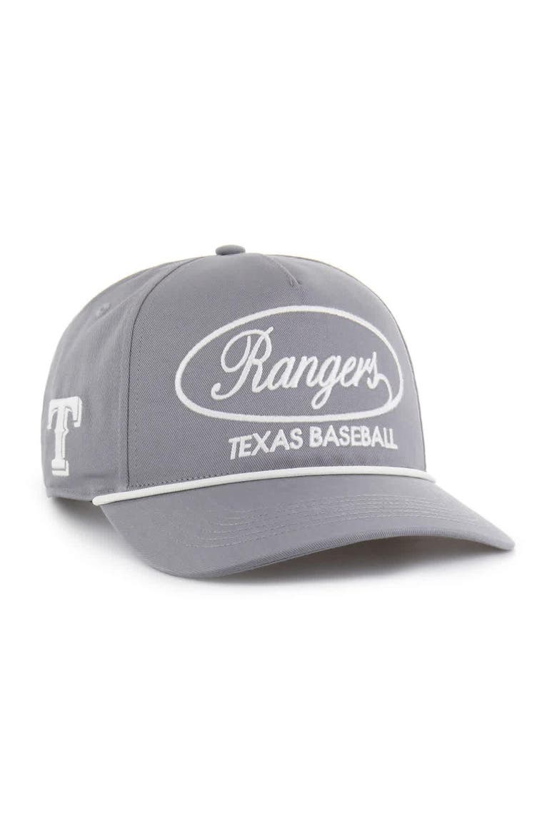 Men's '47 Gray Texas Rangers Foundational Hitch Adjustable Hat, Main, color, Gray