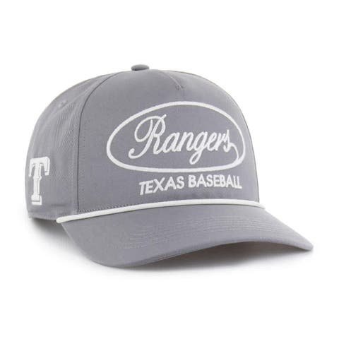 Men's '47 Gray Texas Rangers Foundational Hitch Adjustable Hat