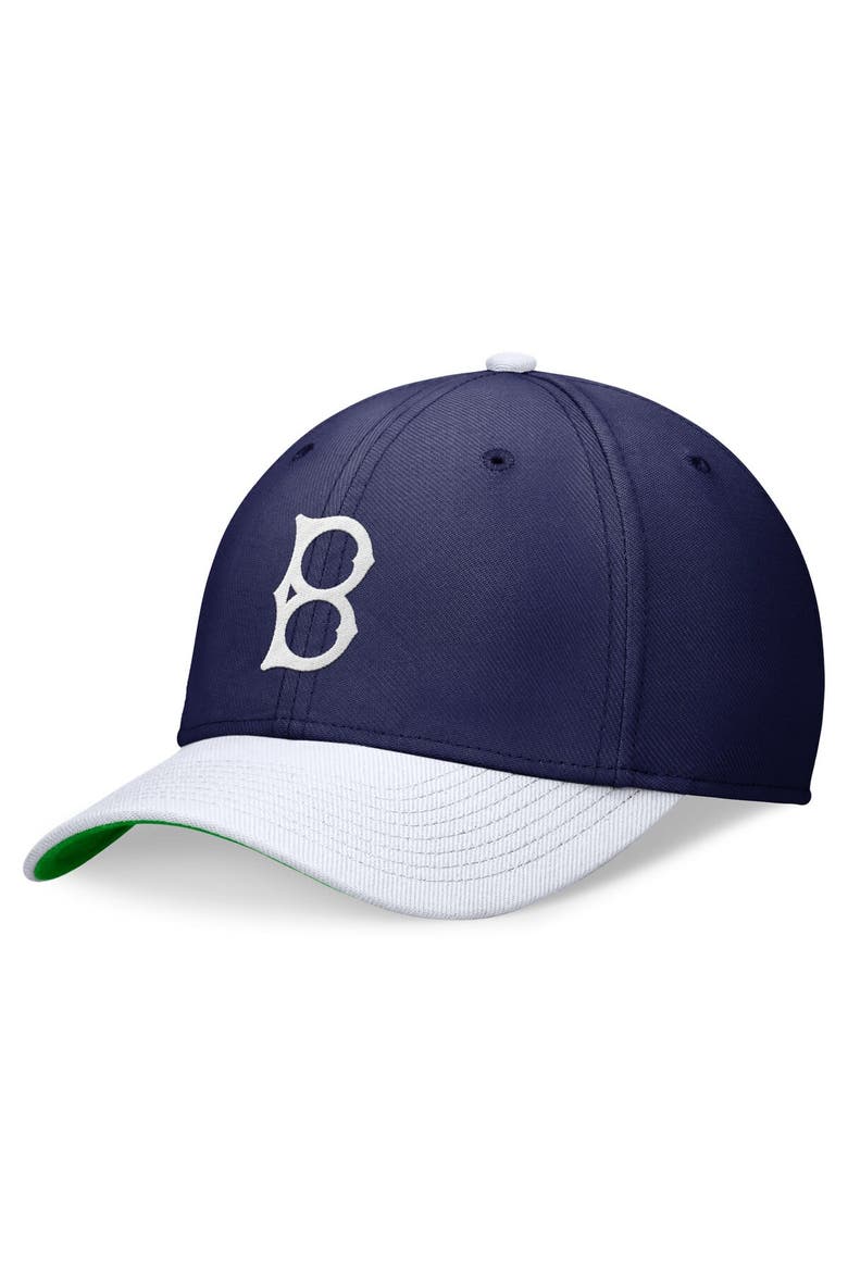 Men's Nike Royal/White Brooklyn Dodgers Cooperstown Collection Rewind Swooshflex Performance Hat, Main, color, Royal