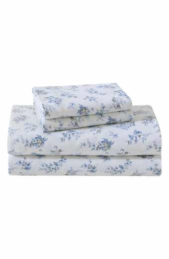 Laura Ashley Audrey Cotton Flannel Sheet Set