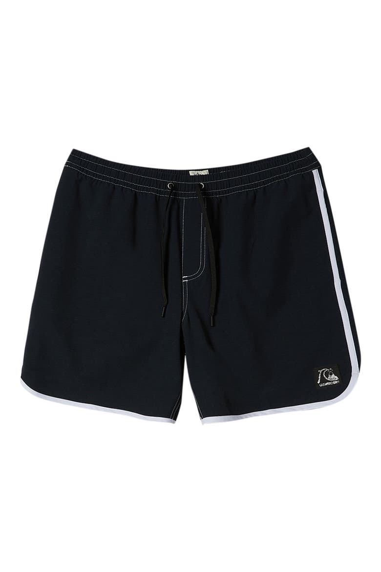 Original Scallop Volley Swim Trunks, Main, color, BLACK