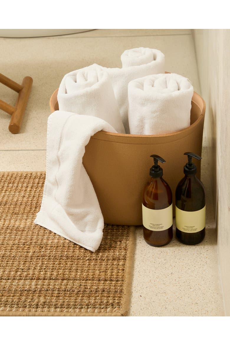 Merino Wool Large Bin, Alternate, color, Latte