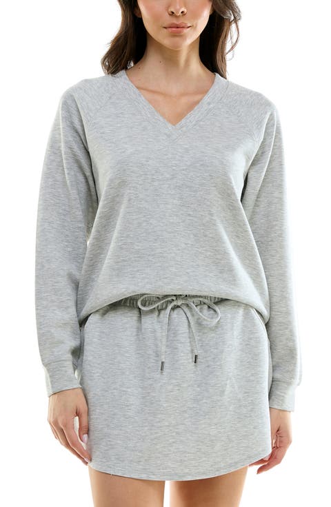 Cloud Luxe V-Neck Pullover Sweatshirt