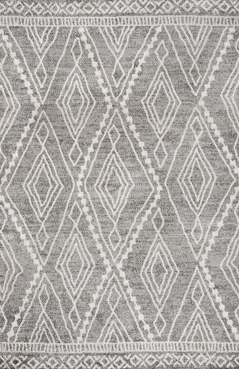 Rih Moroccan Style Diamond Area Rug