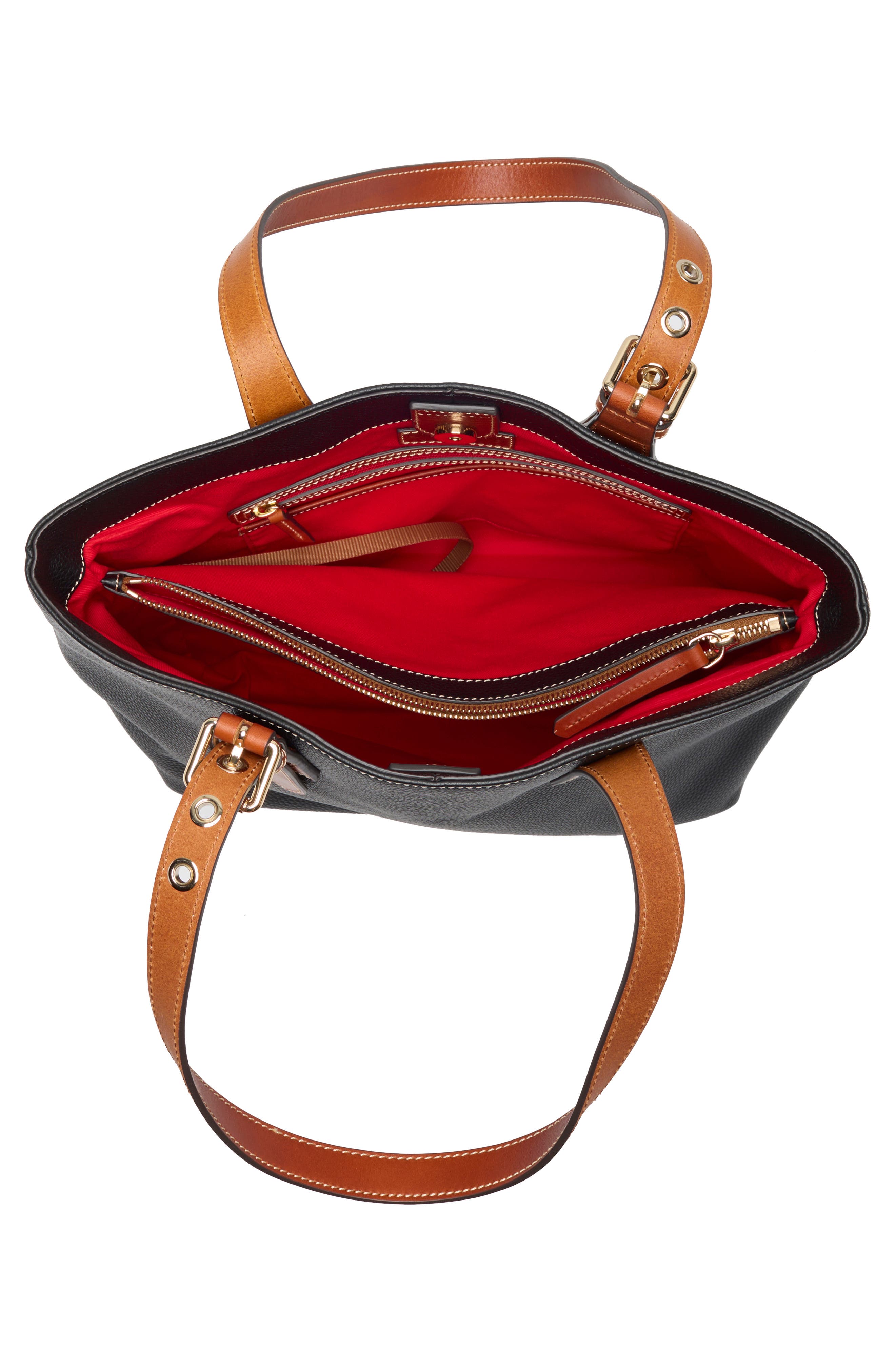 Dooney & Bourke Emily Leather Tote Bag, Alternate, color, 