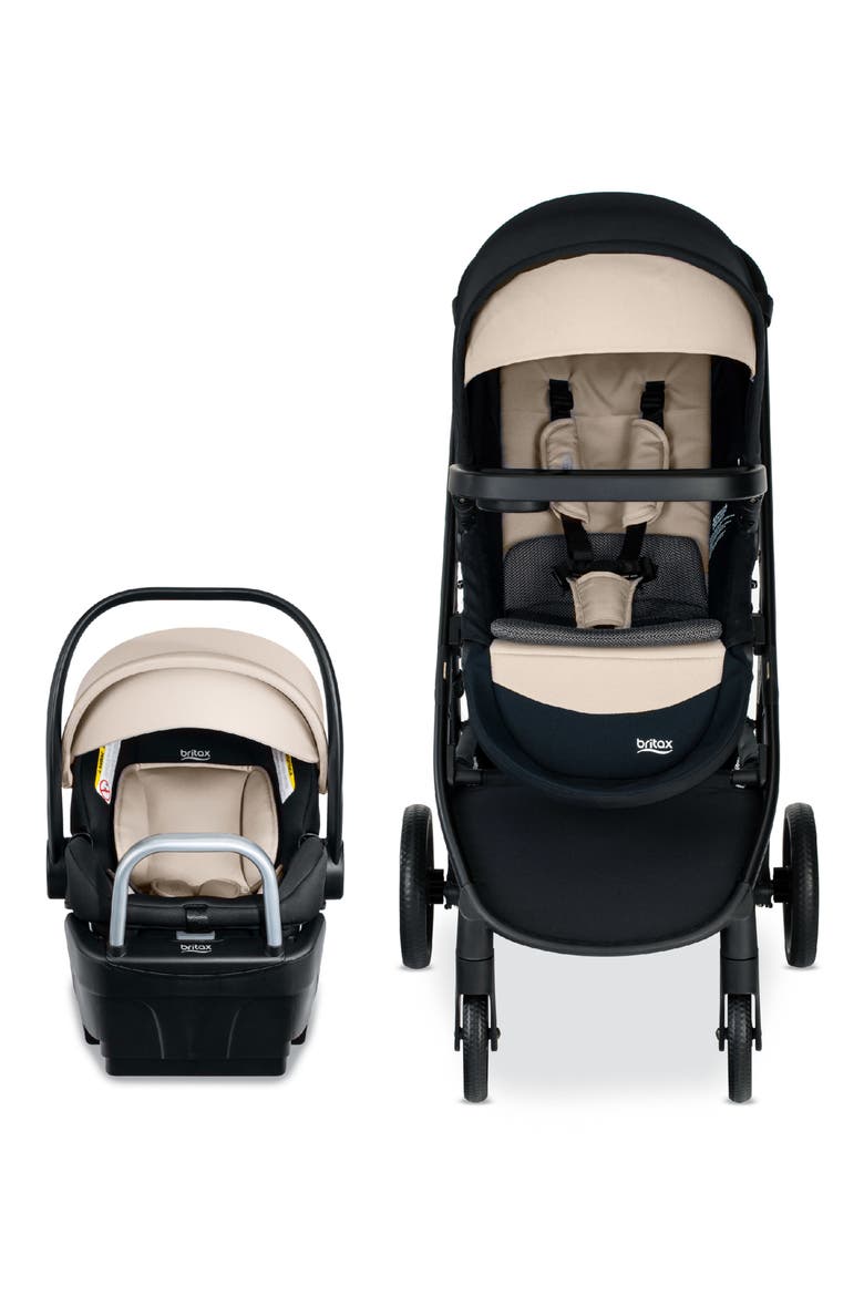 Willow® Brook® S+ Stroller & Car Seat Travel System, Alternate, color, SAND ONYX