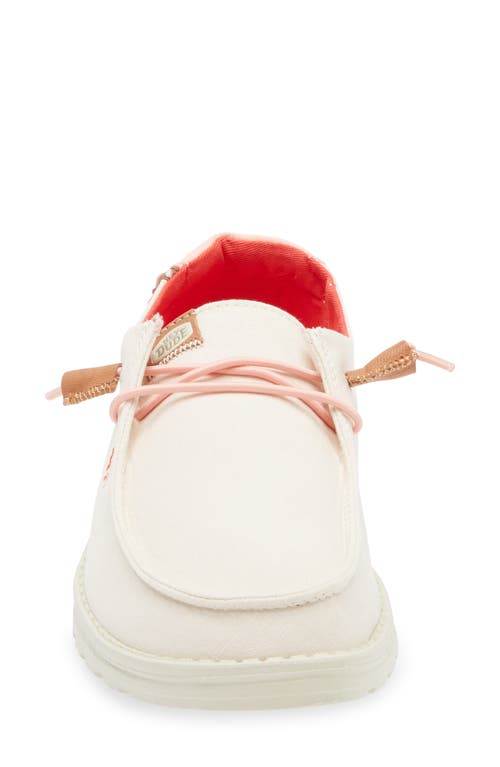 Hey Dude Wendy Twill Sneaker In Natural