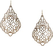 OLIVIA WELLES Amelia Filigree Drop Earrings