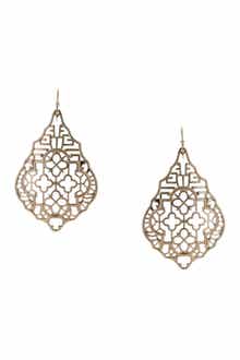 Amelia Filigree Drop Earrings