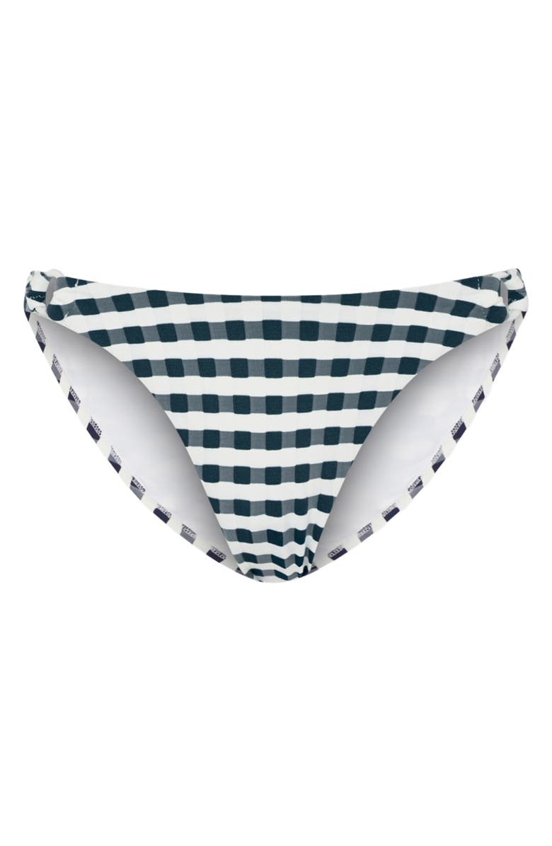 Milly Cottage O-Ring Bikini Bottoms, Alternate, color, Navy/ White