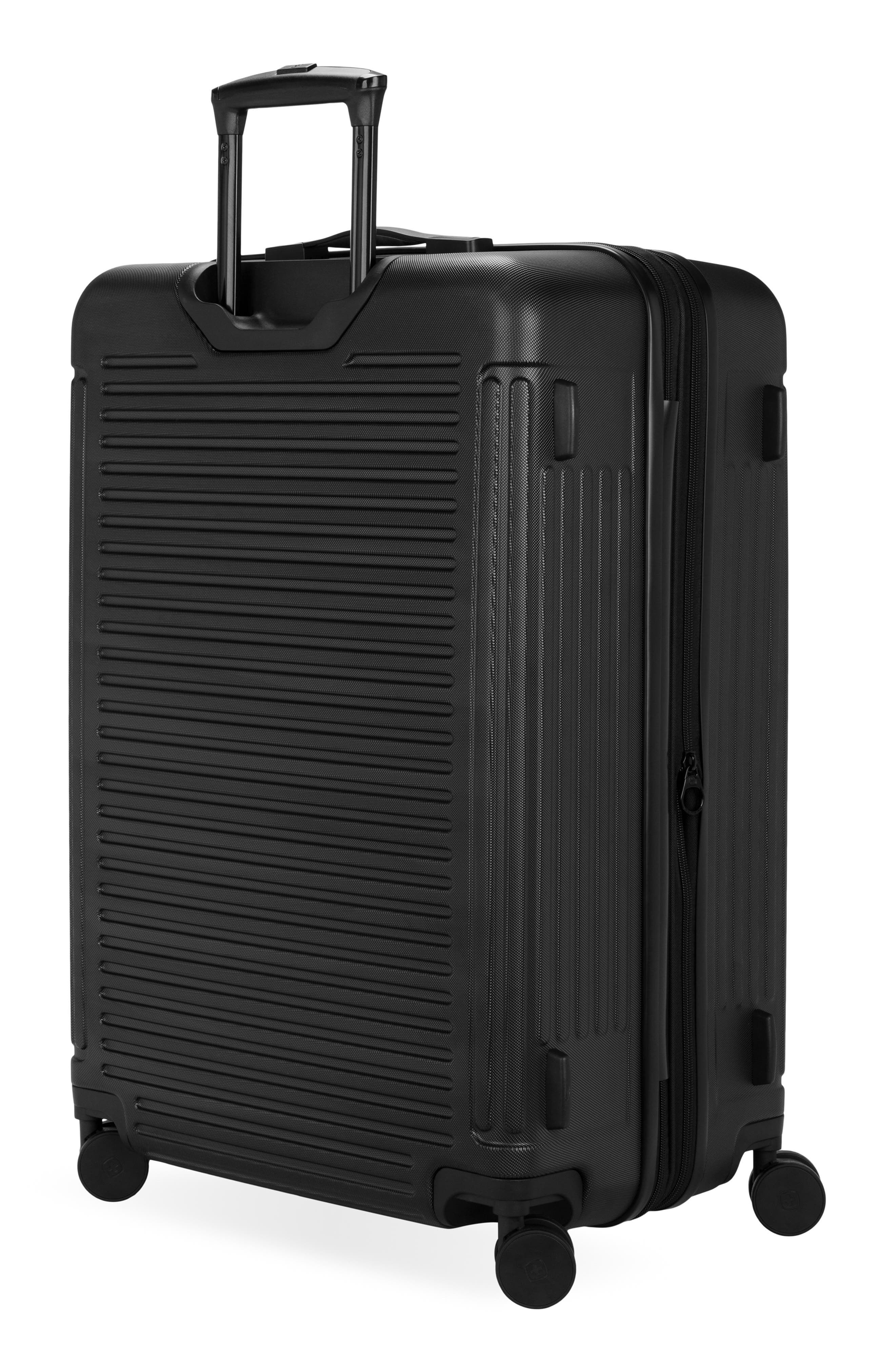 SWISSGEAR 28-Inch Hardside Spinner Luggage, Alternate, color, Black