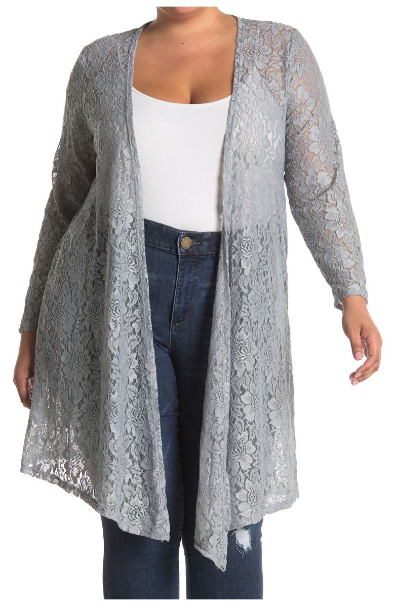 Forgotten Grace Long Lace Duster, Main, color, 