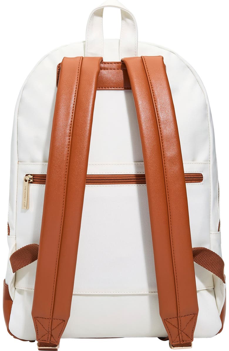 The Honest Company Uptown Coated Canvas Diaper Backpack, Alternate, color,