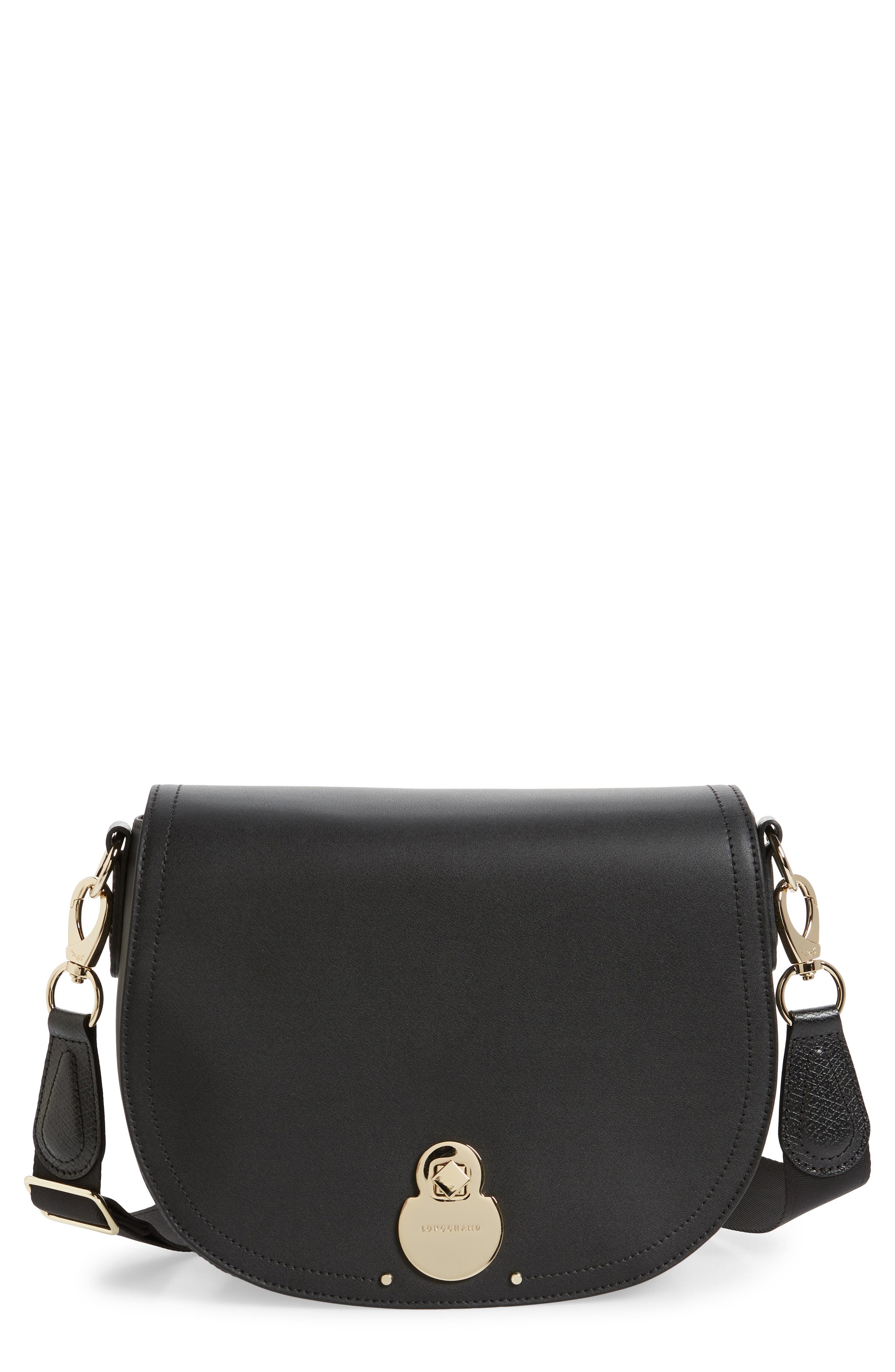 Longchamp Medium Cavalcade Leather Crossbody Bag, Main, color, 