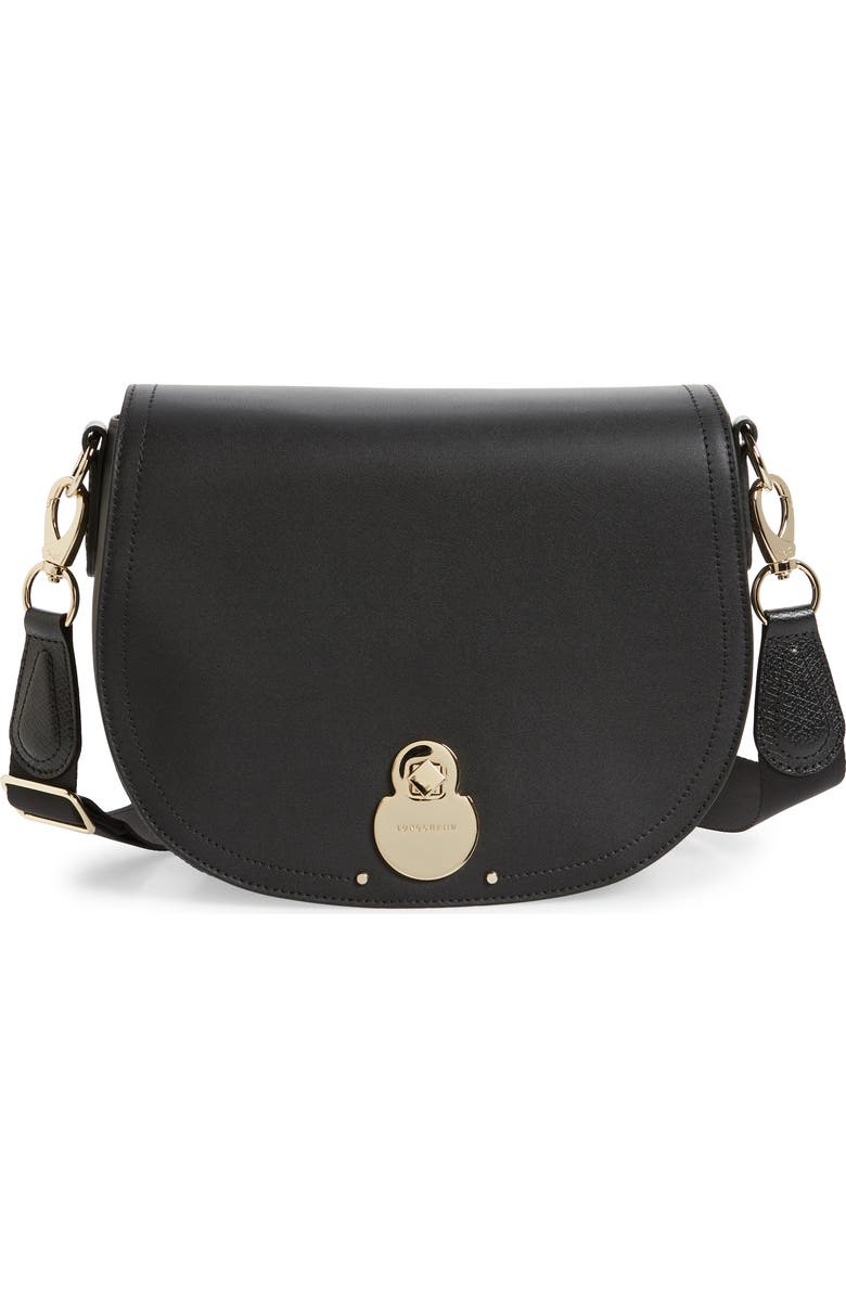 Longchamp Medium Cavalcade Leather Crossbody Bag, Main, color,