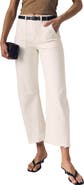 LE JEAN Utility Barrel Leg Jeans