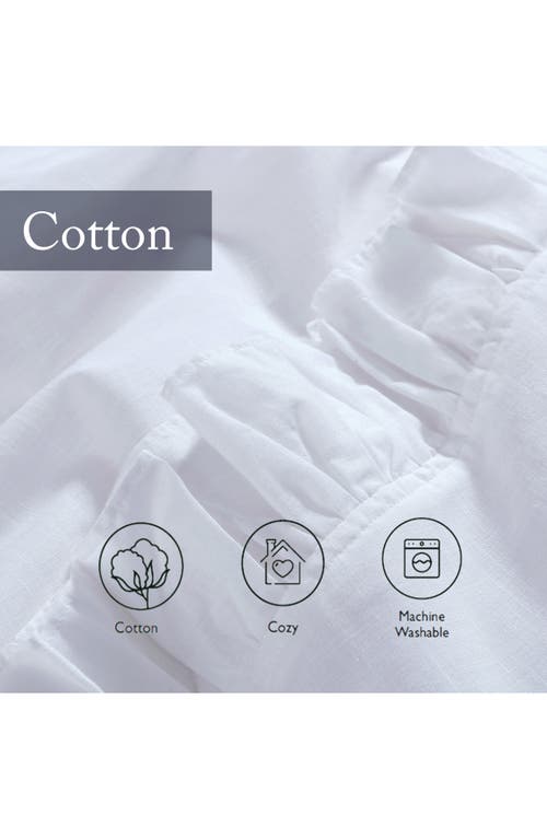 Stone Cottage Larissa Cotton Comforter & Sham Set In White