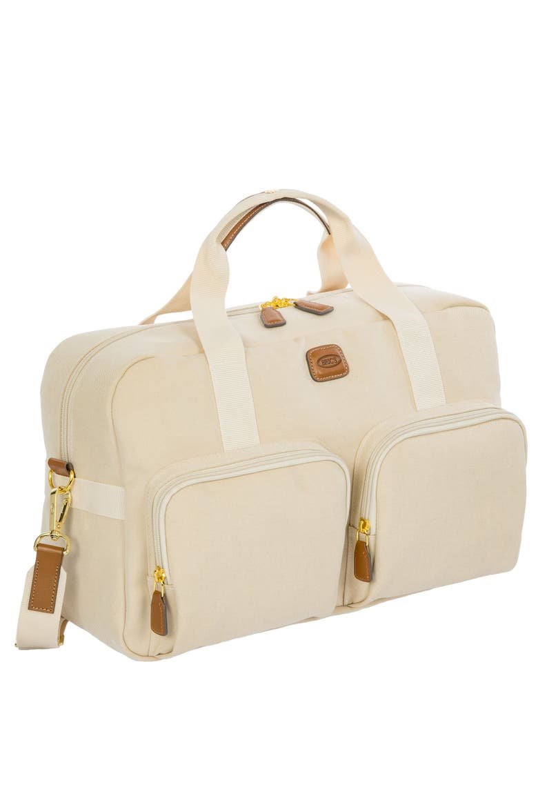 Volterra 21" Carry On Spinner & 18" Boarding Duffle 2 Piece Luggage Set, Alternate, color, Capuccino