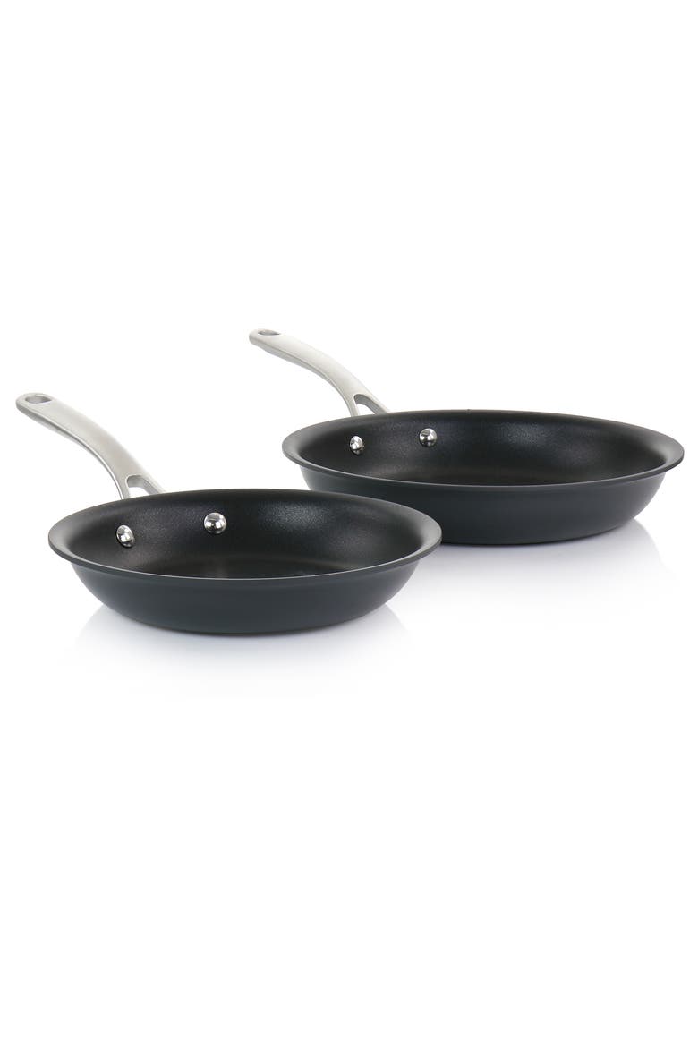 10 Piece Nonstick Hard Aluminum Cookware Set, Alternate, color, Matte Black