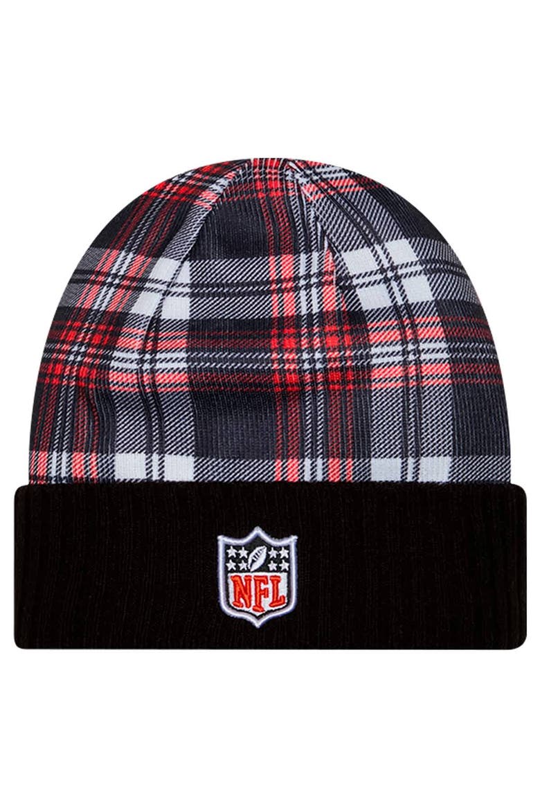 Men's New Era  Black Cincinnati Bengals Sideline Statement Cuffed Knit Hat, Alternate, color, Black