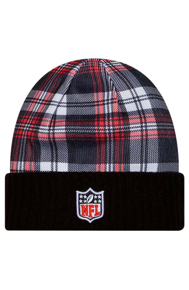 New Era Men's New Era  Black Cincinnati Bengals Sideline Statement Cuffed Knit Hat, Alternate, color, Black