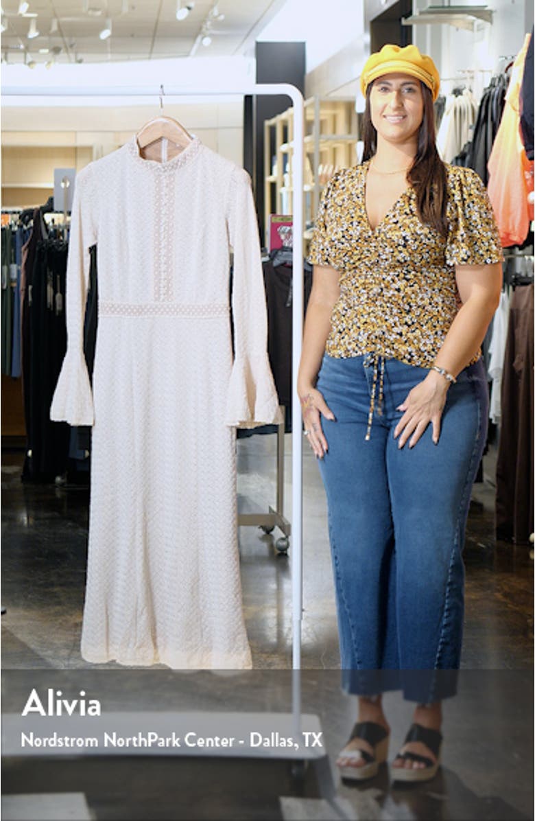 Bella Long Sleeve Textured Knit Dress, sales video thumbnail