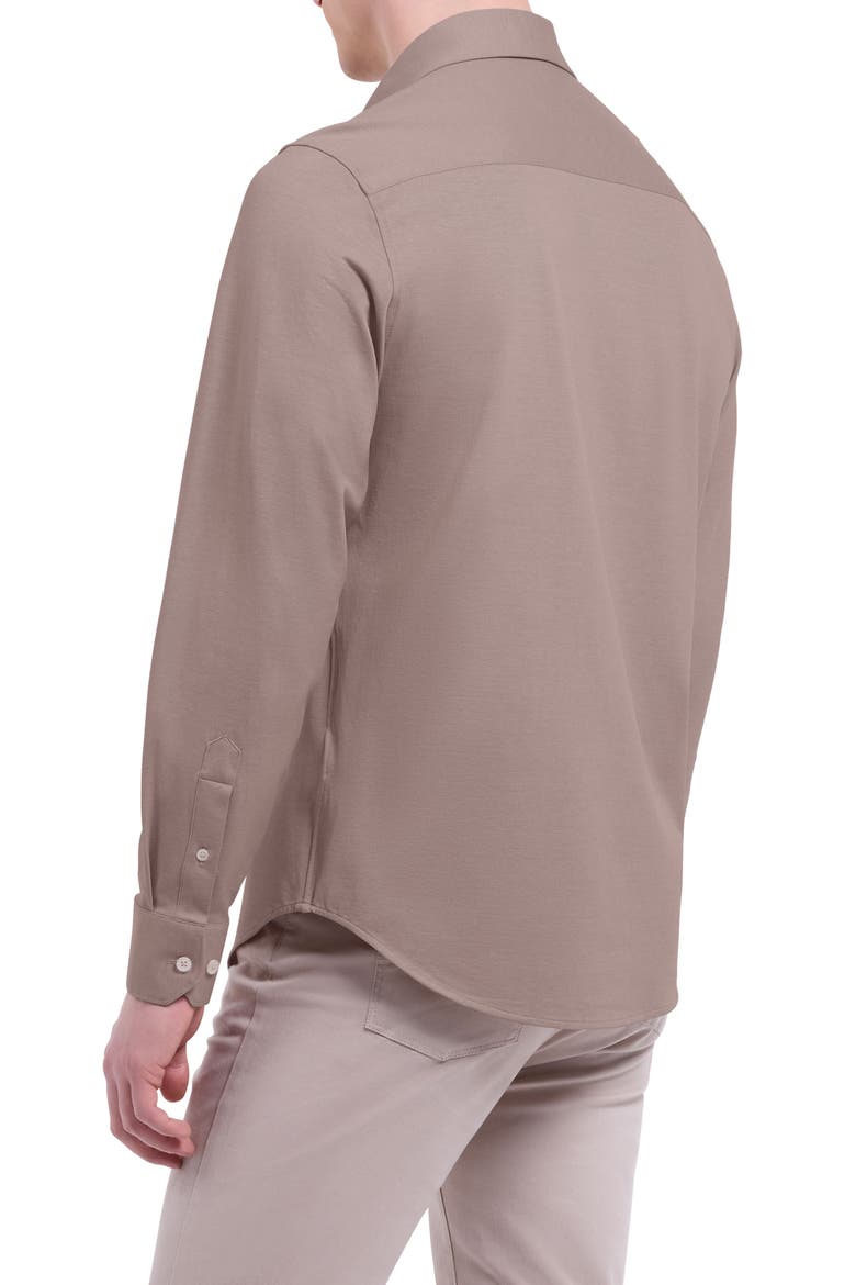 James OoohCotton® Button-Up Shirt, Alternate, color, CAMEL